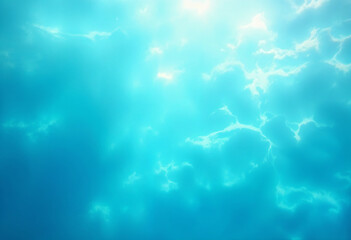 Obraz premium Abstract background blue sea texture grainy