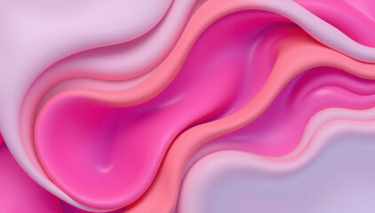 Fototapeta premium Abstract Pink and Purple Wave Forms Design