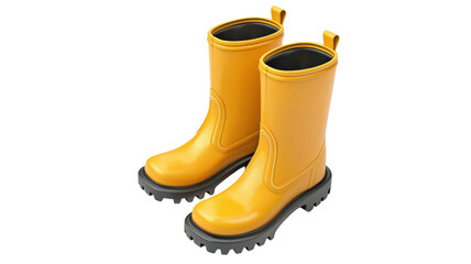 Realistic 3D Gardening Boots Icon for Design Projects and Gardening Themes