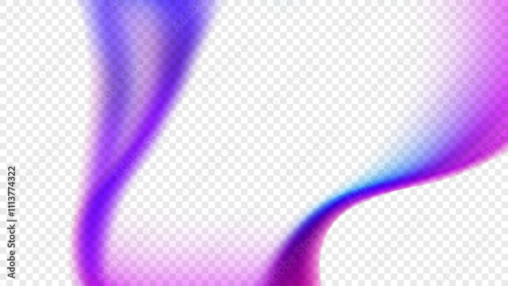 Aufkleber vibrant collored abstract liquid shape. bright color gradients for creative graphic design. transpar