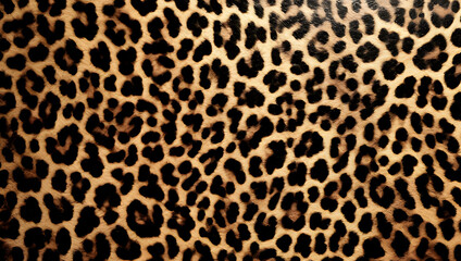 leopard texture, real animal hair, dark background, bright spots, modern design for clothes