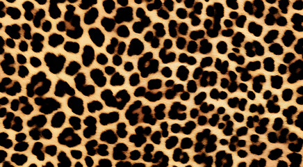 leopard texture, real animal hair, dark background, bright spots, modern design for clothes