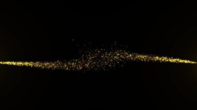 Glitter Light circle trail Sparkling star dust trail spiral particle 4k animation. holiday event transition, logo title decoration. festival backgrounds