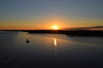 Sunset in the Stockholm Archipelago