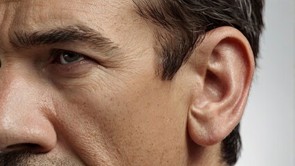 lose_up_view_of_a_mans_ear_on_white_backgroun