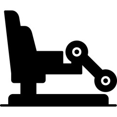 Leg Curl Machine Icon
