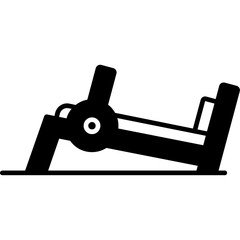 Leg Press Icon
