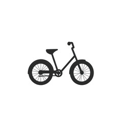 Fototapeta premium Black icon of Unicycle icon png Minimalist flat icon, vector logo style sign clipart on a transparent background