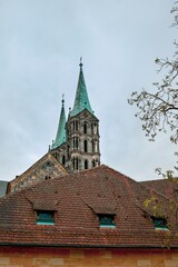 Obraz premium View of the Bamberg Cathedral in Bavaria, Germany.