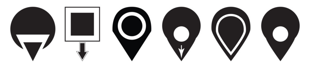 Location Pin Icon Map Marker Illustration