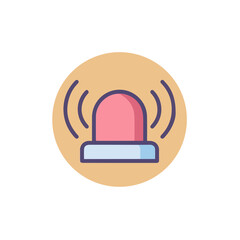 Warning attention icon symbol vector image Illustration