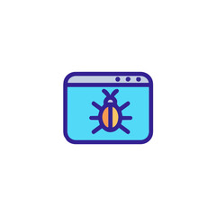 Warning attention icon symbol vector image Illustration