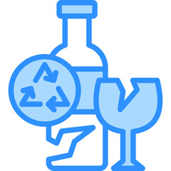 Glass Recycling Icon