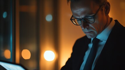 The Professional with Tablet
