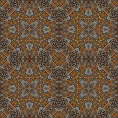Obraz premium seamless abstract square pattern. texture symmetrical kaleidoscope. background creative