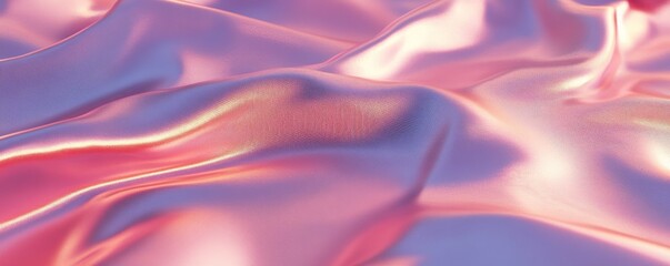 Obraz premium Smooth elegant pink silk or satin texture can, wedding concept. Luxurious cloth texture for fashion design or background 