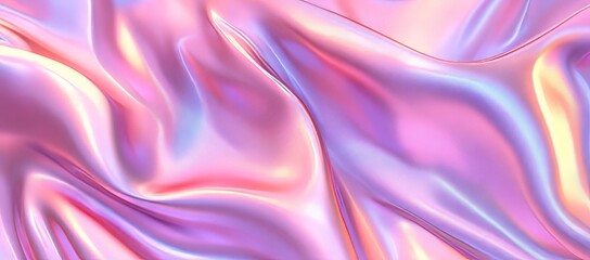 Obraz premium Smooth elegant pink silk or satin texture can, wedding concept. Luxurious cloth texture for fashion design or background 