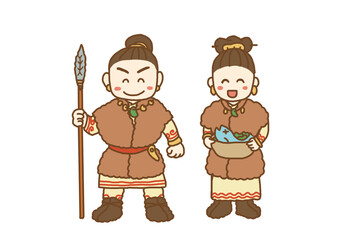 Life of Fur Wearing Men and Women in the Jomon Period in Japan