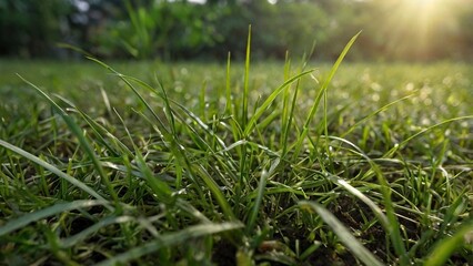 Obraz premium brown bear in the grass
