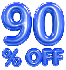 90 percent blue offer in 3d