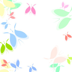 butterfly and flowers