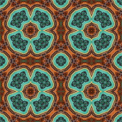 seamless abstract square pattern. texture symmetrical kaleidoscope. background creative