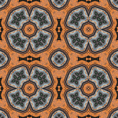seamless abstract square pattern. texture symmetrical kaleidoscope. background creative