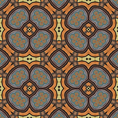 seamless abstract square pattern. texture symmetrical kaleidoscope. background creative