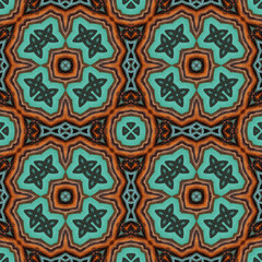 seamless abstract square pattern. texture symmetrical kaleidoscope. background creative