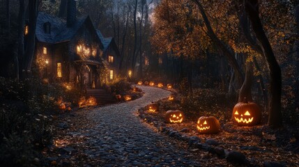 Enchanted Halloween Path