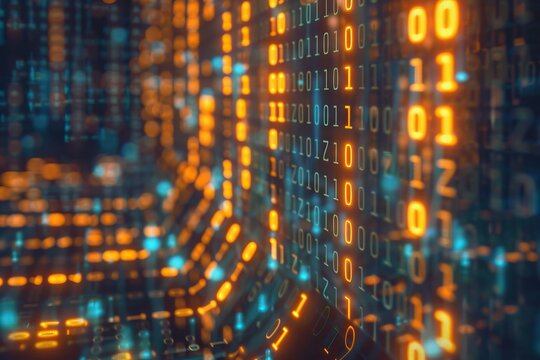 Bitcoin and binary technology for secure digital currency.