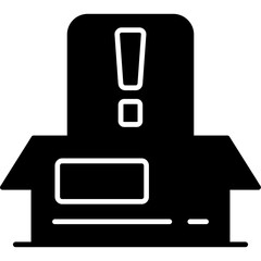 Obraz premium Stock Alert Icon