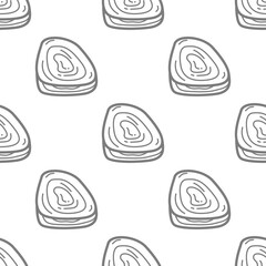 doodle steak pattern background. doodle meat pattern background. Beef Meat Seamless Pattern background. 