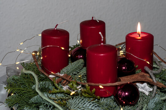 Adventsgesteck