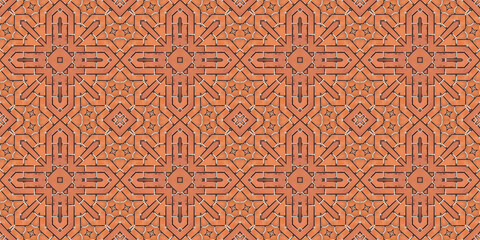 seamless abstract banner pattern. texture symmetrical woven. background creative