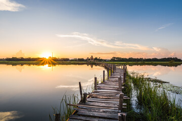 Obraz premium Wood bridge