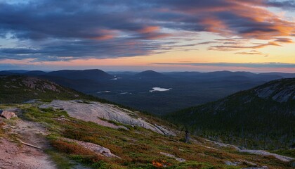 Highland Views: A Dusk Perspective from Nova Scotia’s Skyline Trail