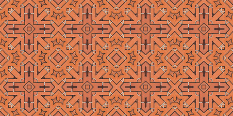 seamless abstract banner pattern. texture symmetrical woven. background creative