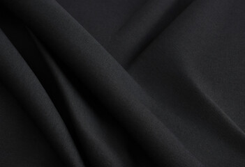 Fototapeta premium Elegant Black Fabric Texture
