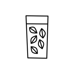 Simple Set of Coffee and Tea Related Vector Line