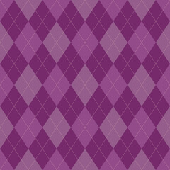 Argyle vector pattern  squares Seamless geometric background for clothing, wrapping paper, backdrop, for cards.