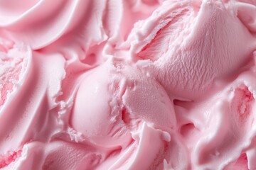 Pink ice cream background