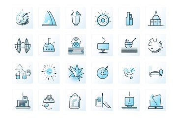 Collection of icons related to Cardiology and health care, including icons like Cancer ribbon, Tooth, Heart and more. vector illustrations, Pixel Perfect

