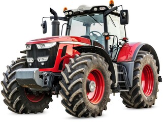 Obraz premium Modern Red Tractor