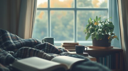 Cozy Rainy Day Retreat with Autumn View