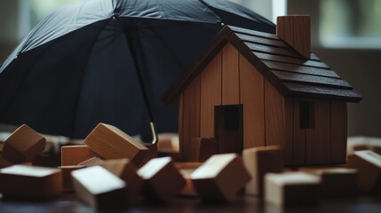 The House Under Umbrella Protection