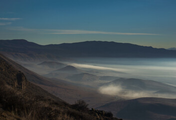 sunrise over mountains