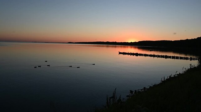 Abend am Stettiner Haff