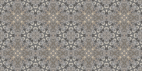 seamless abstract banner pattern. texture symmetrical woven. background creative