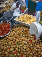 salon agriculture de Paris  spécialités olives mixte et fèves épicées et marinées à l'huile...